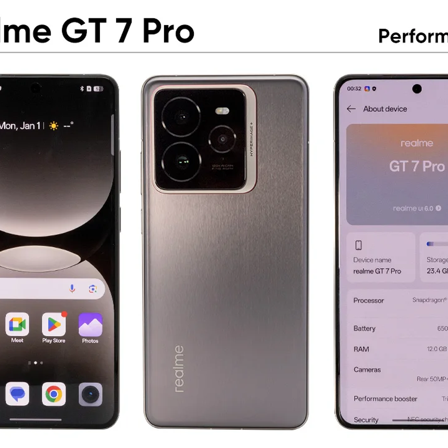 Realme GT 7 Pro - Móvil 5G con Pantalla OLED, Cámara 50MP y Carga 120W 15