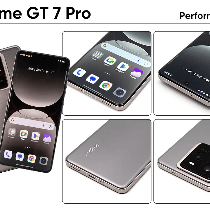 Realme GT 7 Pro - Móvil 5G con Pantalla OLED, Cámara 50MP y Carga 120W 16