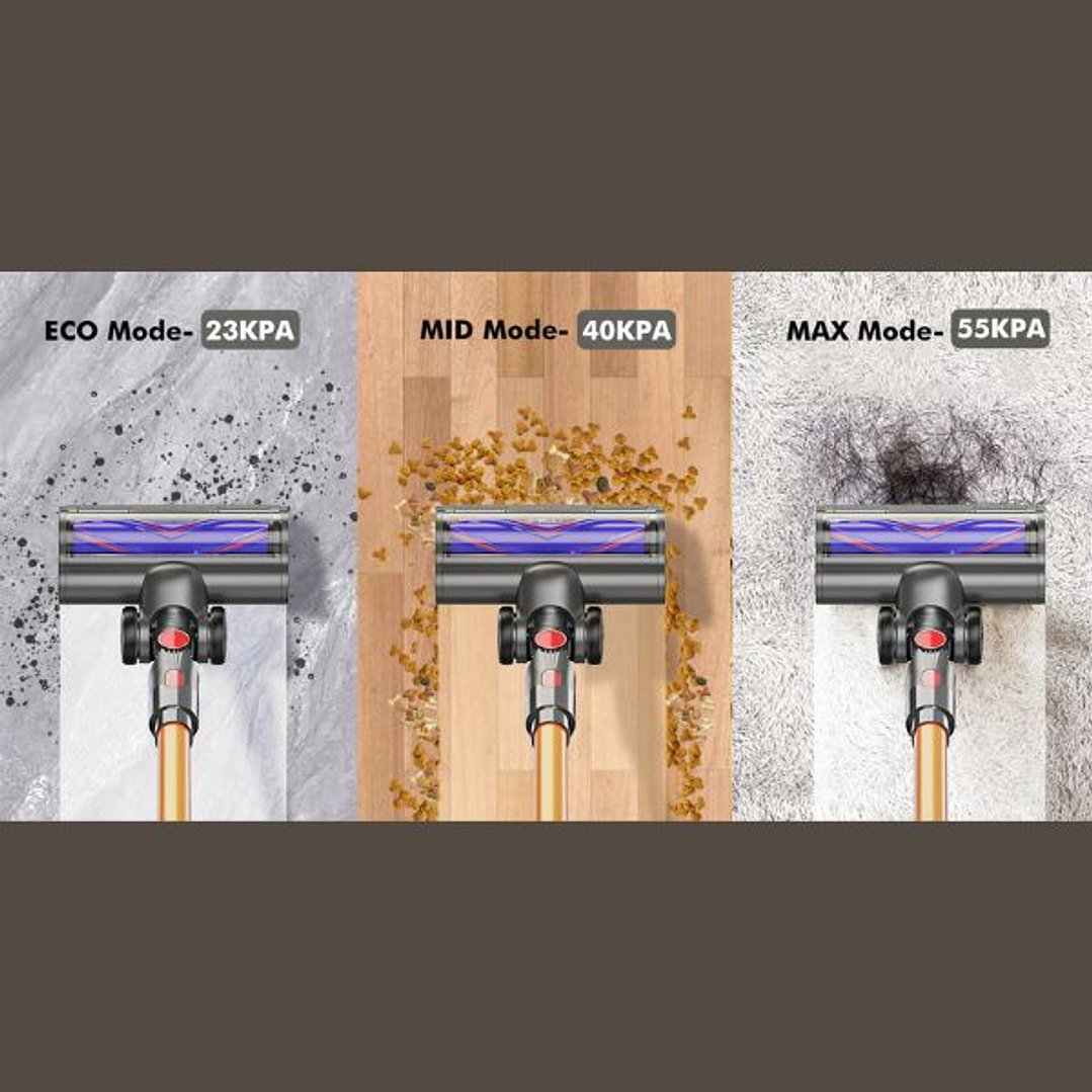 Aspiradora Armo V22 6 en 1 - Portátil Inalámbrica 600W con Pantalla LED y Autonomía 1h 3