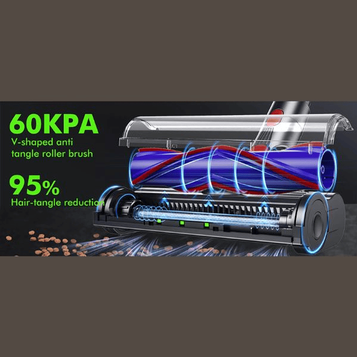 Aspiradora Armo V22 6 en 1 - Portátil Inalámbrica 600W con Pantalla LED y Autonomía 1h 6