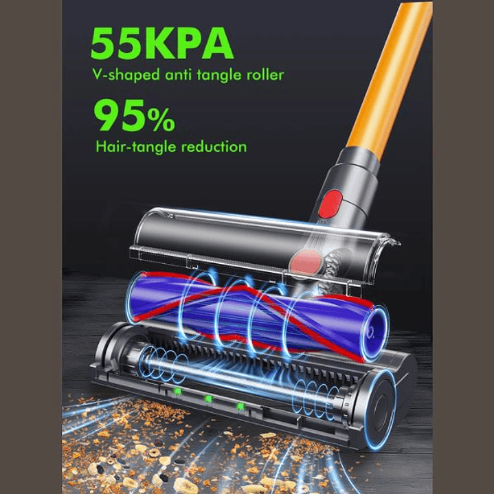 Aspiradora Armo V22 6 en 1 - Portátil Inalámbrica 600W con Pantalla LED y Autonomía 1h 8