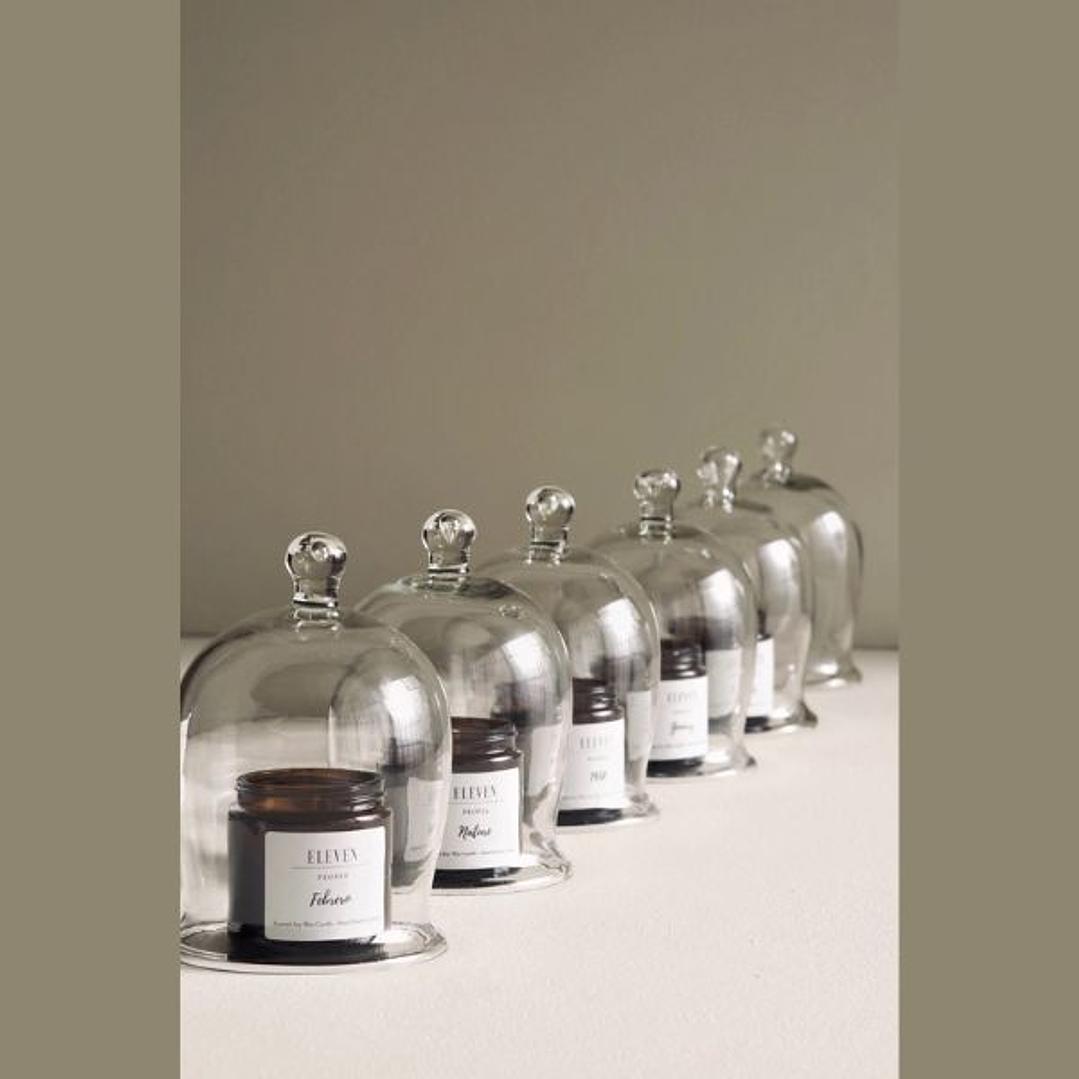 Cúpula de Vidrio para Decoración - Ideal para Velas y Objetos 3