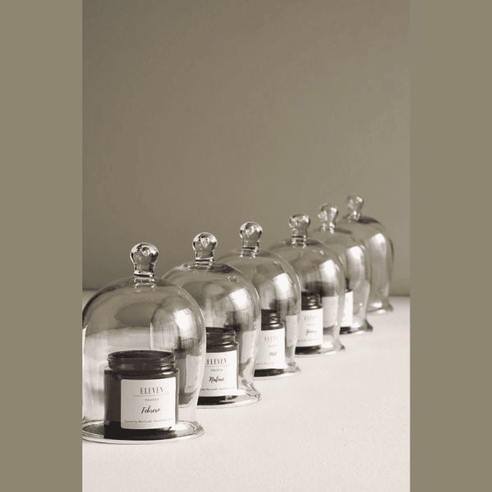 Cúpula de Vidrio para Decoración - Ideal para Velas y Objetos 3