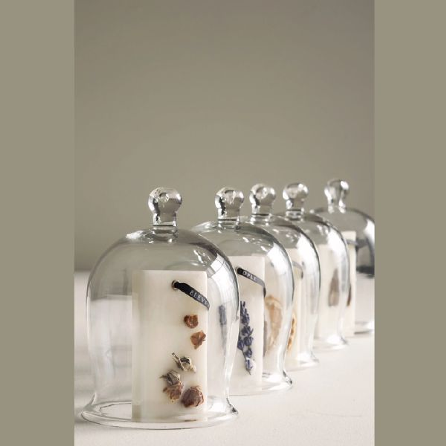 Cúpula de Vidrio para Decoración - Ideal para Velas y Objetos 1