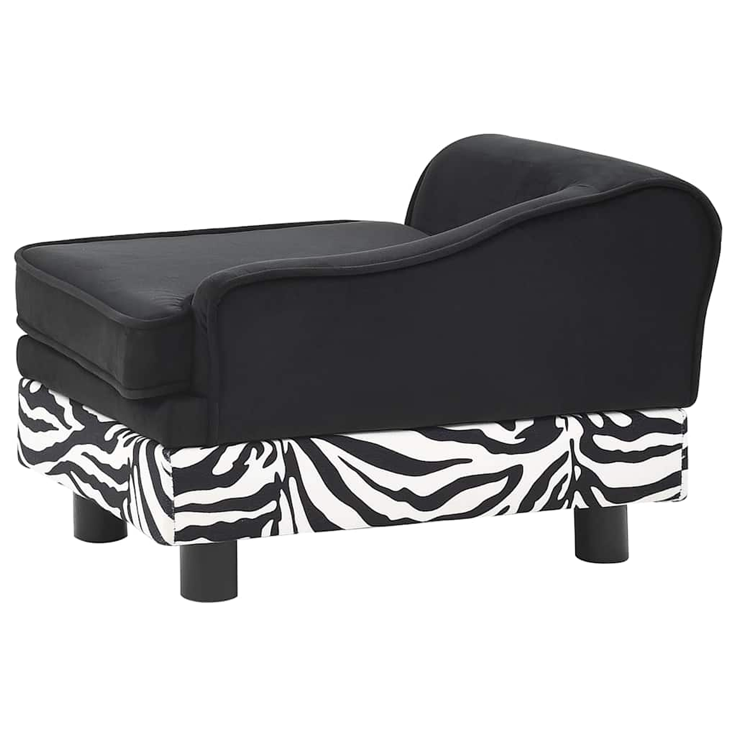 Sofá Mascotas Felpa Negra - Perros y Gatos Pequeños 4