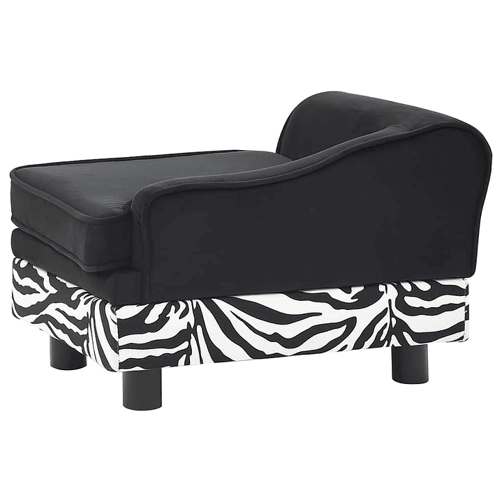 Sofá Mascotas Felpa Negra - Perros y Gatos Pequeños 4