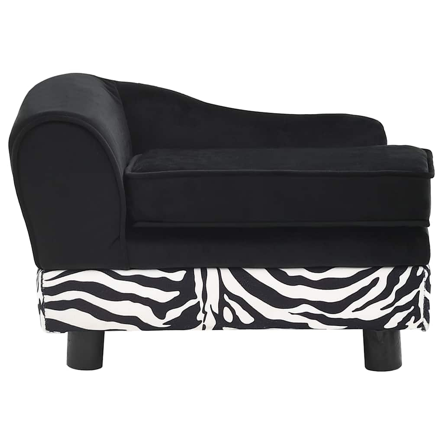 Sofá Mascotas Felpa Negra - Perros y Gatos Pequeños 5