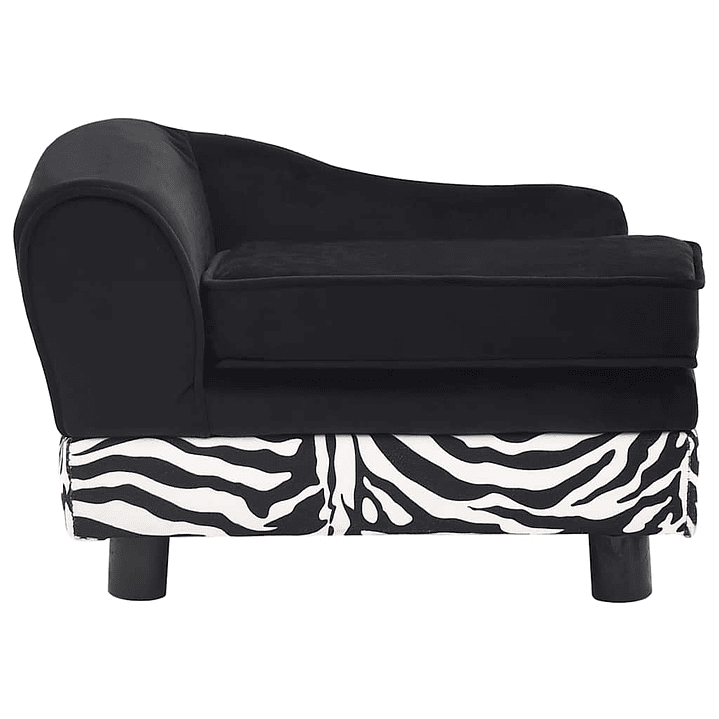 Sofá Mascotas Felpa Negra - Perros y Gatos Pequeños 5