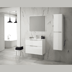 Mueble Baño Stillo Compact - Empotrable 2 Cajones Sin Lavabo