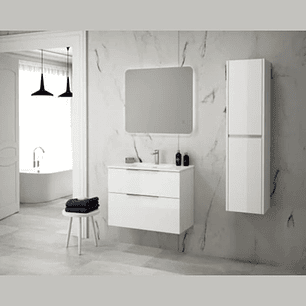 Mueble Baño Stillo Compact - Empotrable 2 Cajones Sin Lavabo