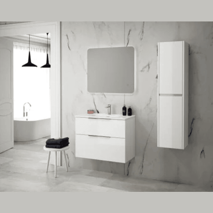 Mueble Baño Stillo Compact - Empotrable 2 Cajones Sin Lavabo 1