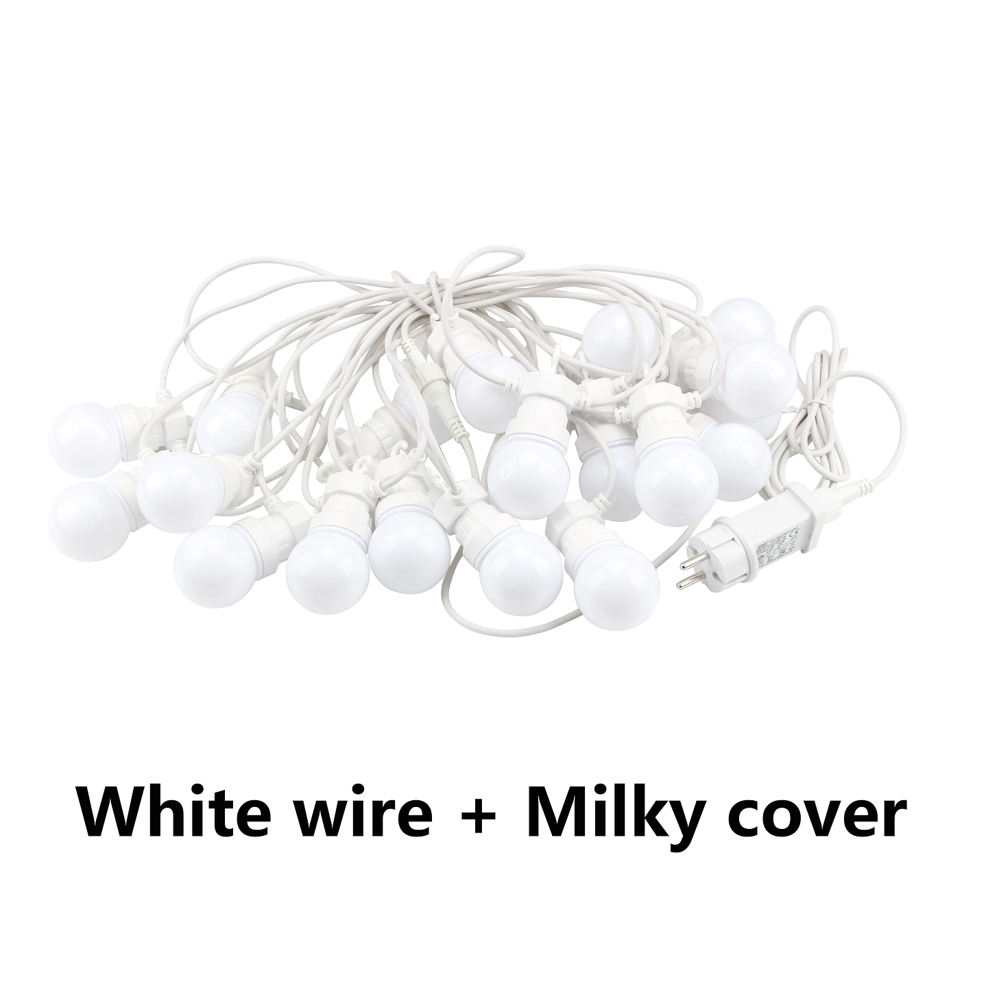 Guirnalda de Luces LED G50 - Impermeable Jardín y Terraza 8M/24M 9