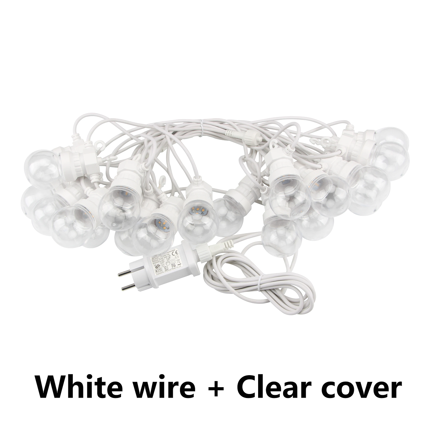 Guirnalda de Luces LED G50 - Impermeable Jardín y Terraza 8M/24M 10
