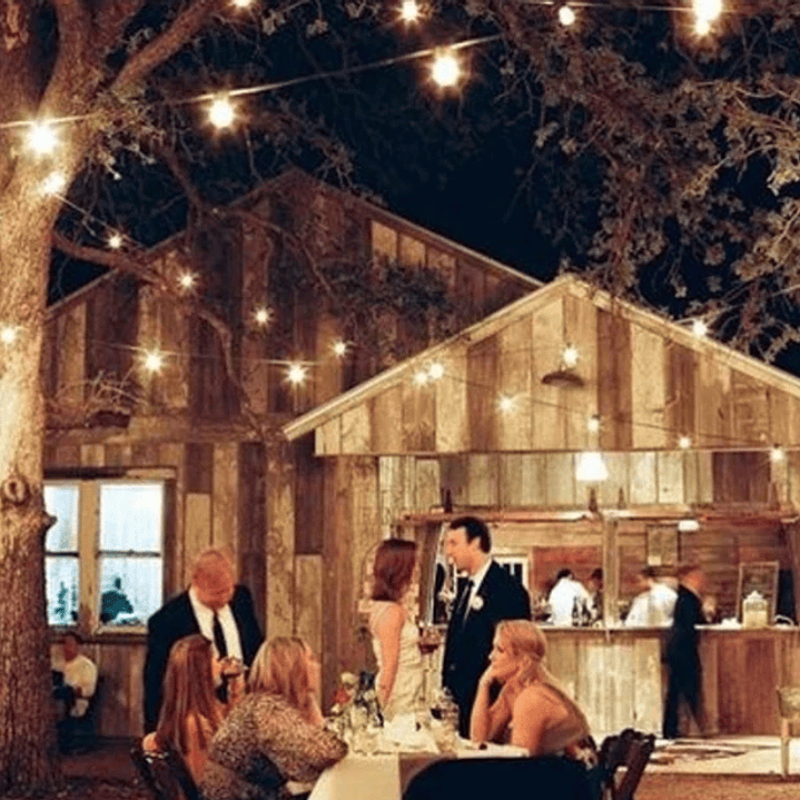 Guirnalda de Luces LED G50 - Impermeable Jardín y Terraza 8M/24M 12