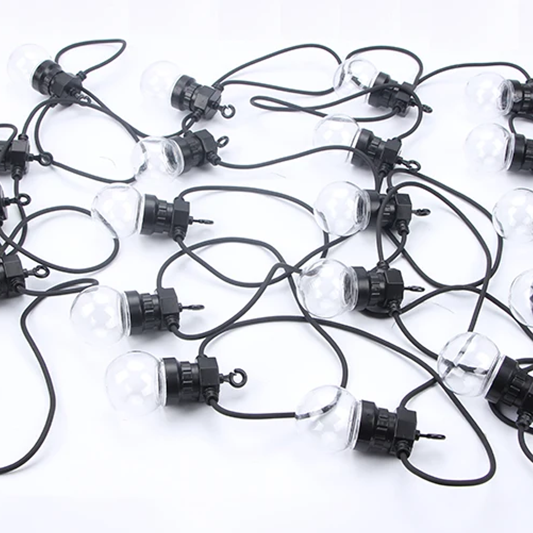 Guirnalda de Luces LED G50 - Impermeable Jardín y Terraza 8M/24M 17