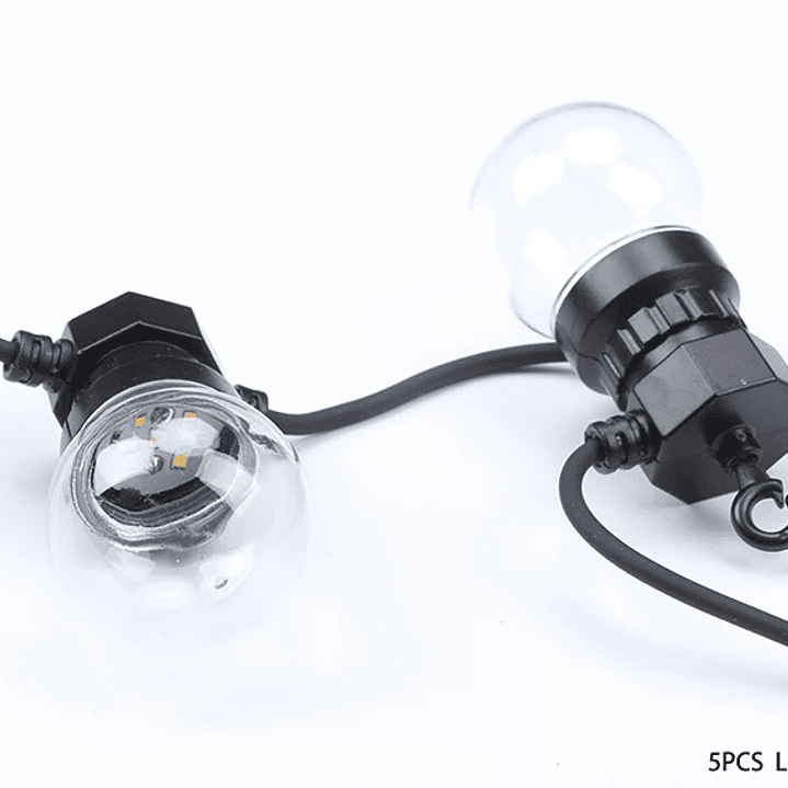 Guirnalda de Luces LED G50 - Impermeable Jardín y Terraza 8M/24M 19