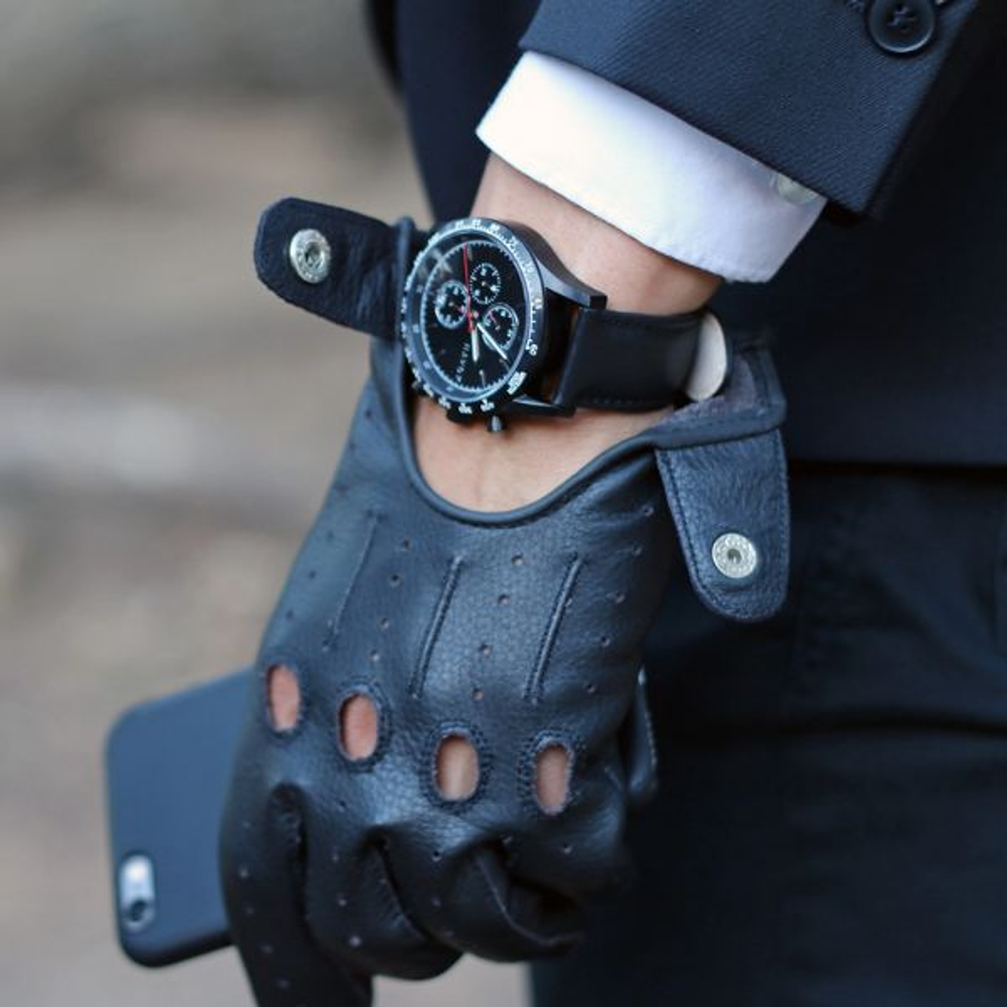 Diamante Black Racer - Cronógrafo Deportivo 42 mm Zafiro 2