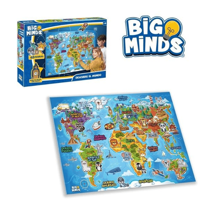 Descubre el Mundo - Panel Educativo Infantil de Fieltro 1