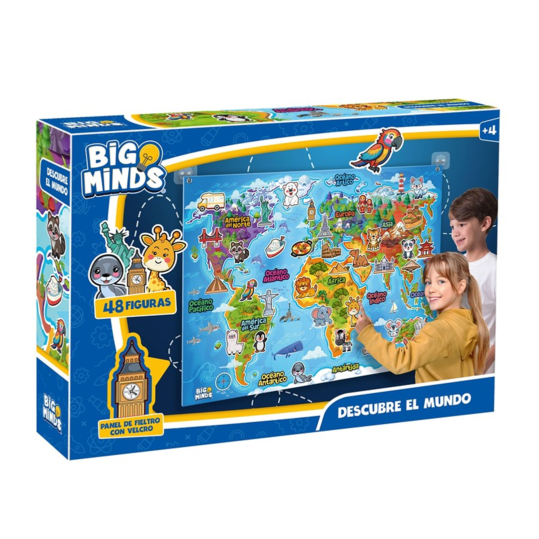 Descubre el Mundo - Panel Educativo Infantil de Fieltro 5