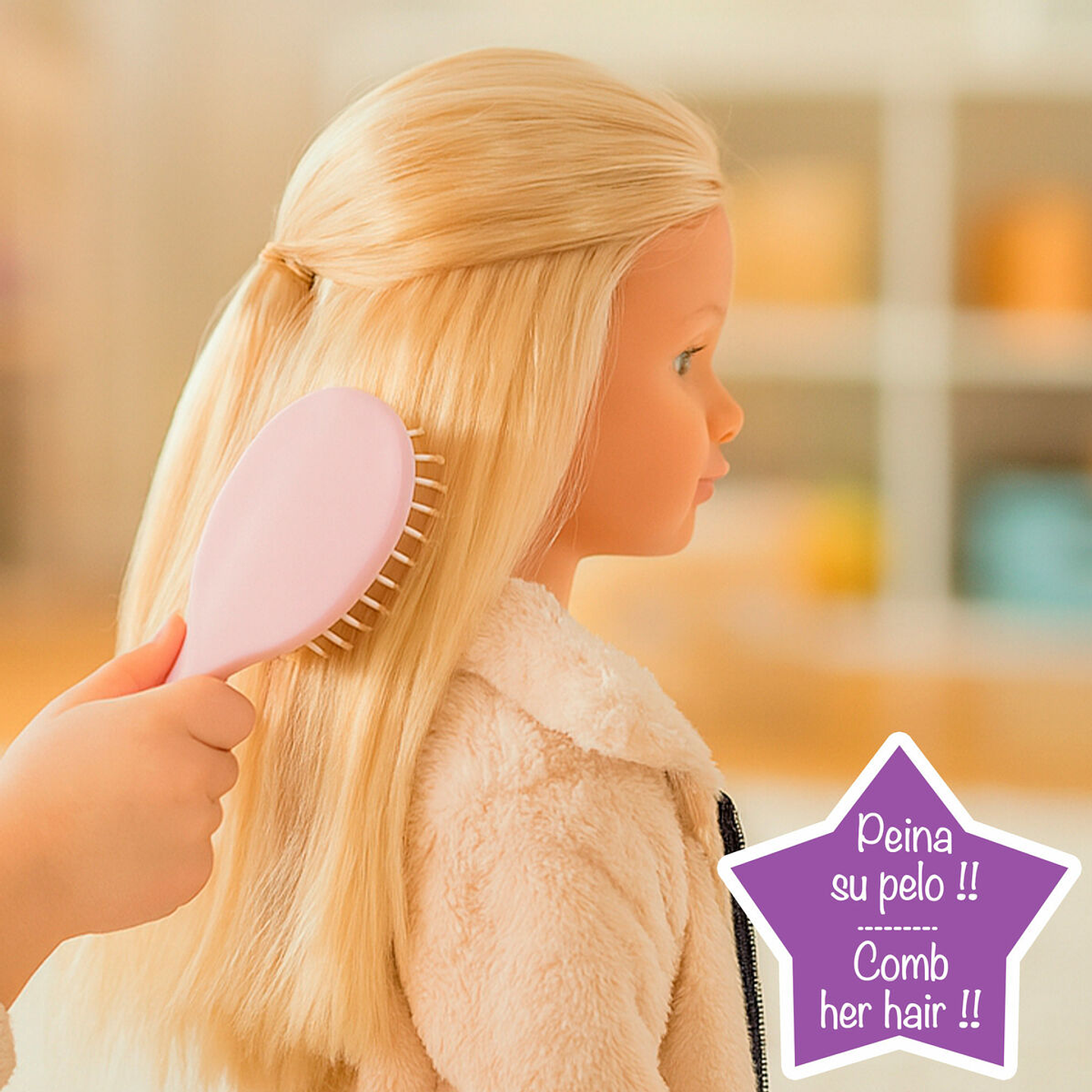 Muñeca Colorbaby 105 cm - María Articulada con Melena Rubia 2