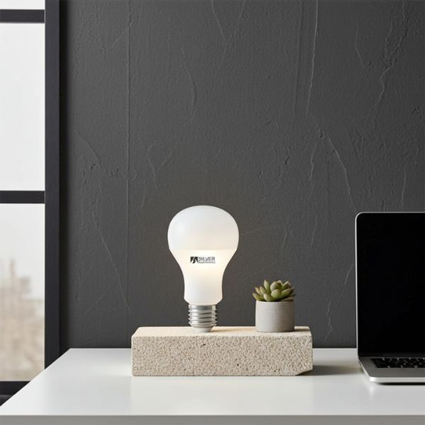 Bombilla LED E27 15W Silver Electronics 5000K 4