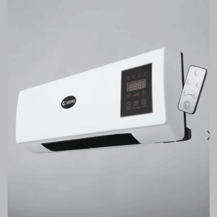 Calefactor PTC 1500W Blanco - Split de Pared con Ventilador 2