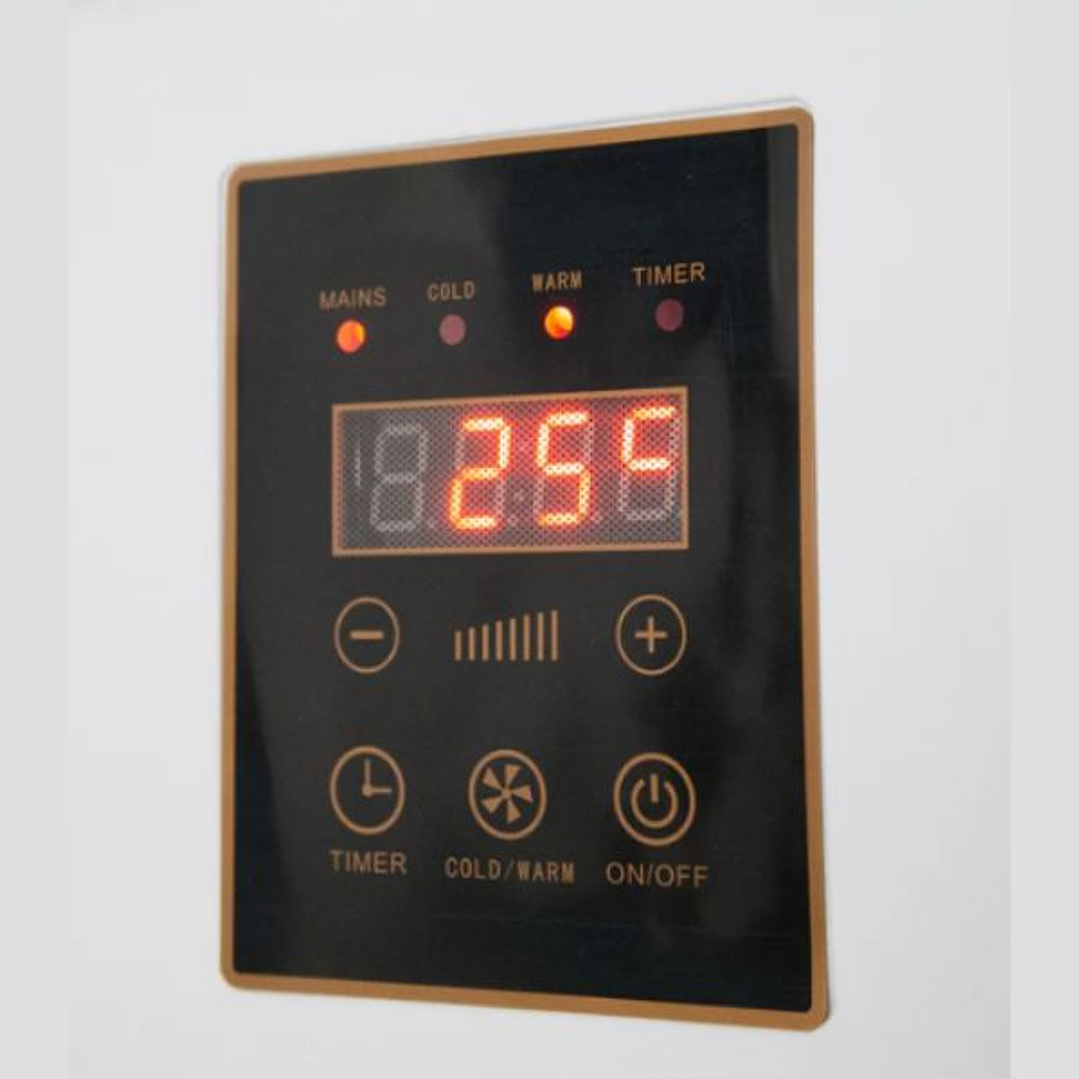 Calefactor PTC 1500W Blanco - Split de Pared con Ventilador 5