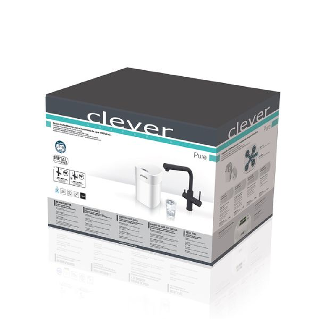 Equipo Ultrafiltración Pure + Grifo 3 Vías Clever 5