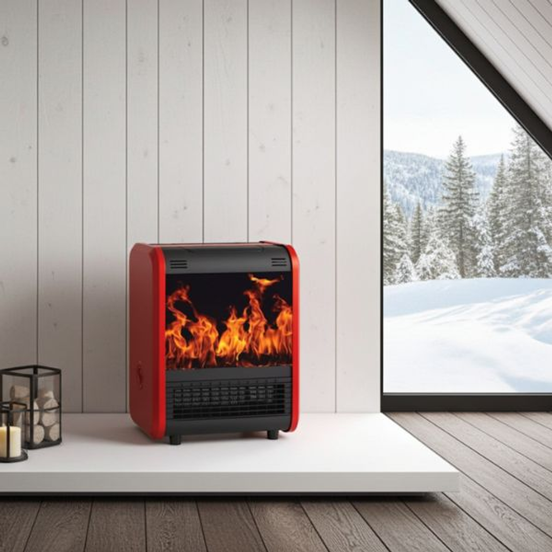 Chimenea Eléctrica BOX - Calefacción Portátil para Hogar 5