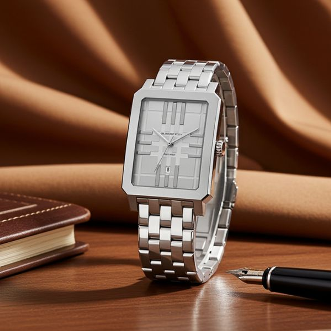 Reloj Hombre Burberry BU1900 35 mm – Diseño Suizo en Acero Gris 2