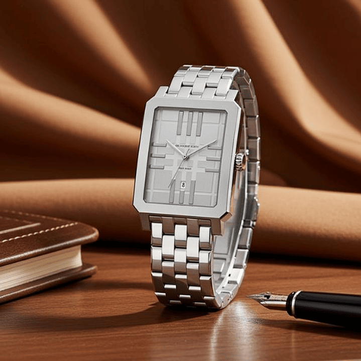 Reloj Hombre Burberry BU1900 35 mm – Diseño Suizo en Acero Gris 2