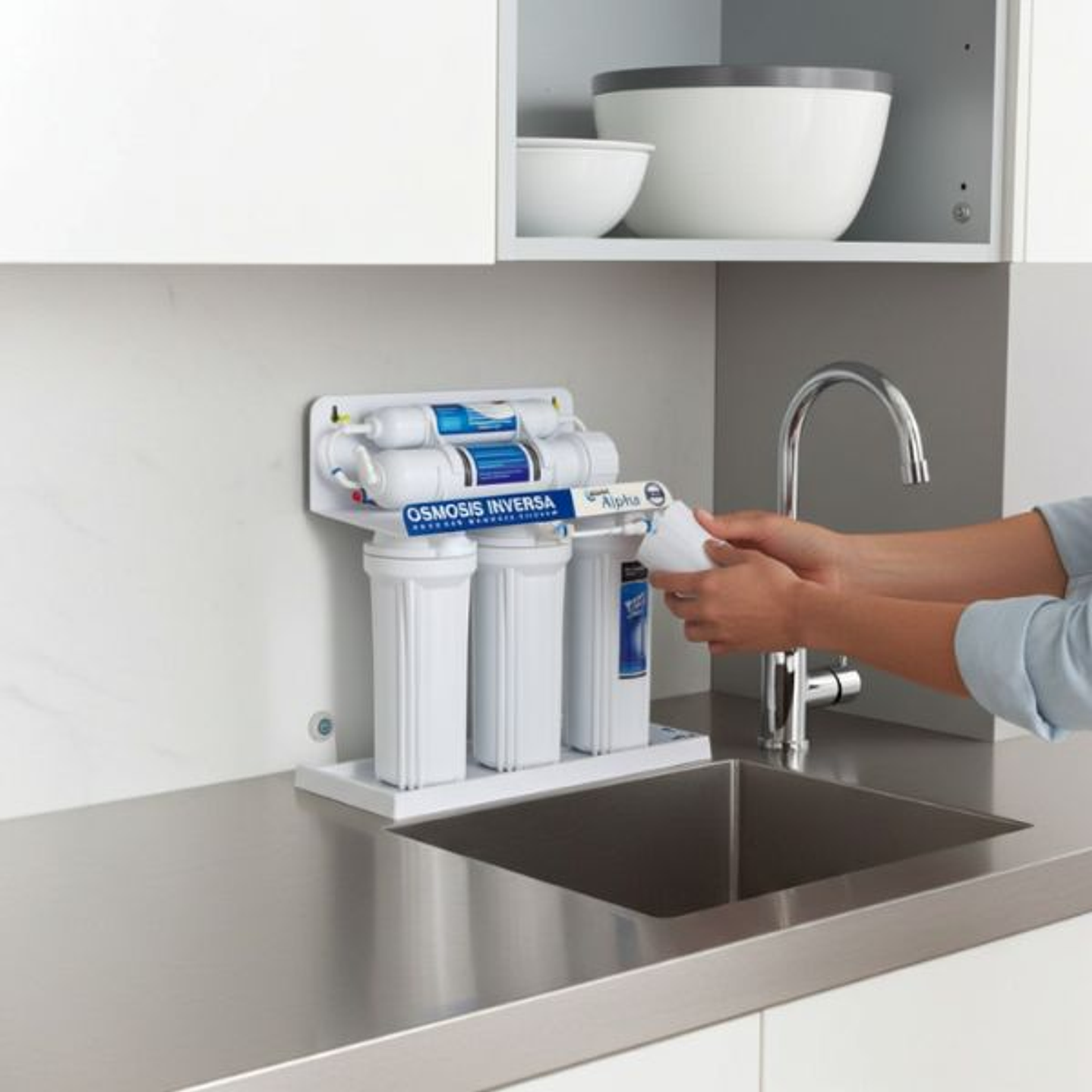 Ósmosis Inversa SEIWATER ALPHA OI-01 5 Etapas 110L/día 2