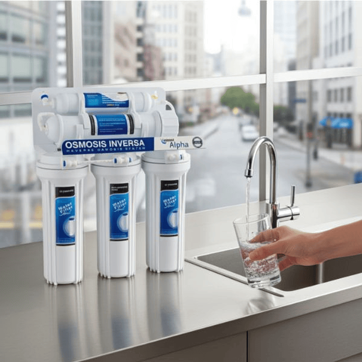 Ósmosis Inversa SEIWATER ALPHA OI-01 5 Etapas 110L/día 5