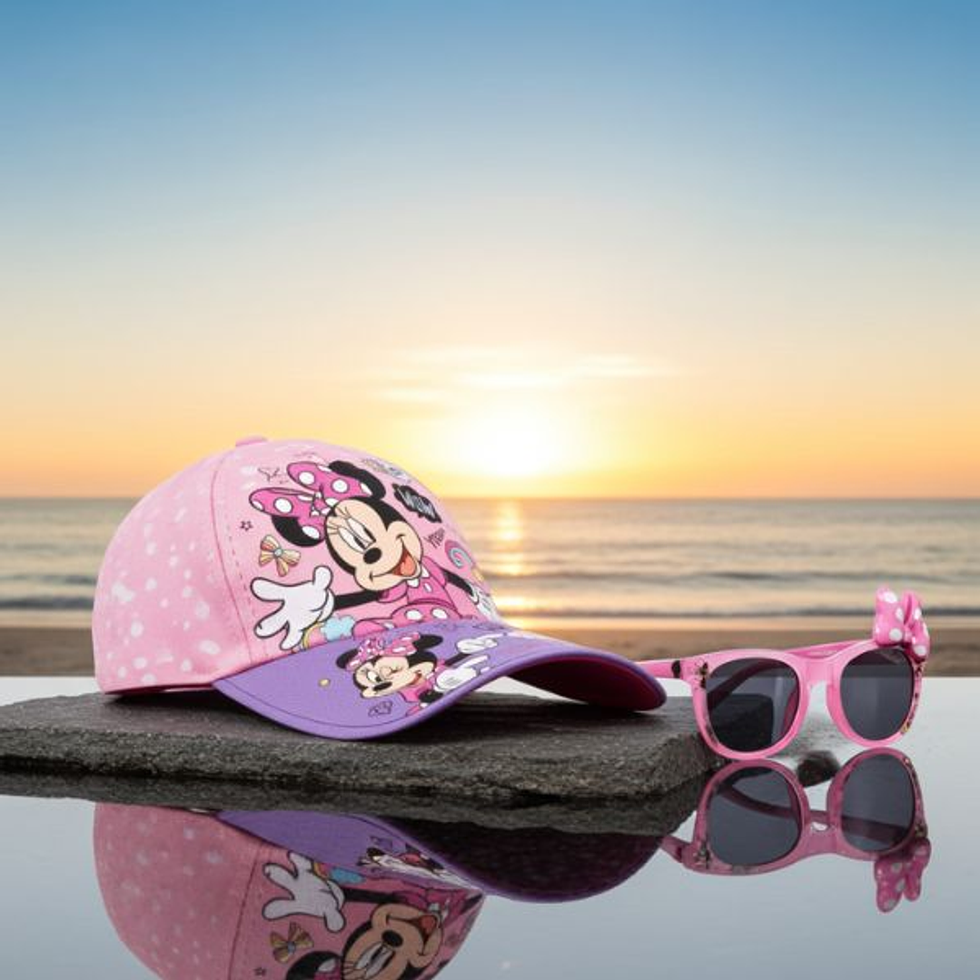 Set Infantil Minnie Mouse Gorra y Gafas 2 Piezas 4