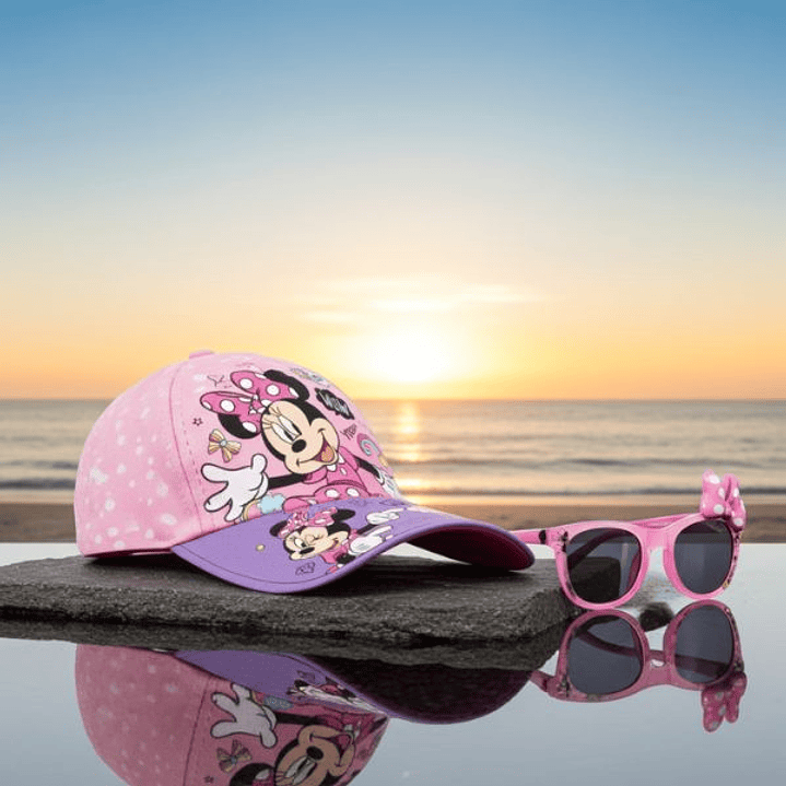 Set Infantil Minnie Mouse Gorra y Gafas 2 Piezas 4