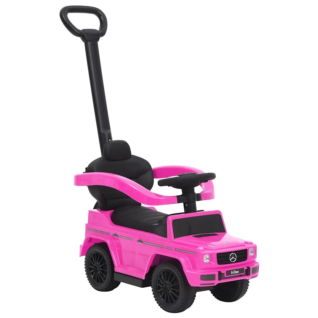 Coche de Empuje Infantil G63 - Negro y Rosa 10