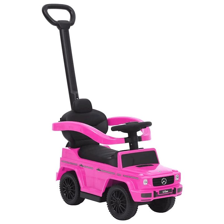 Coche de Empuje Infantil G63 - Negro y Rosa 10