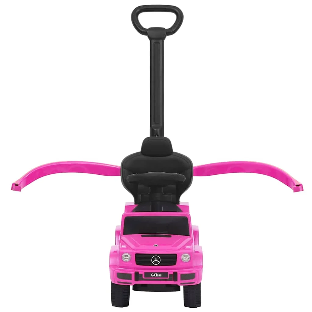 Coche de Empuje Infantil G63 - Negro y Rosa 13