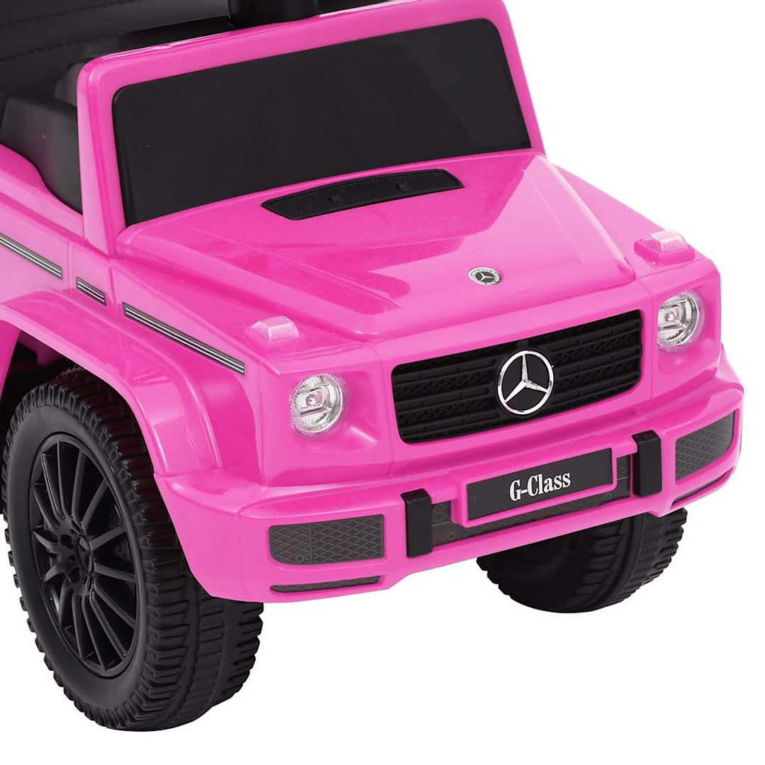Coche de Empuje Infantil G63 - Negro y Rosa 15