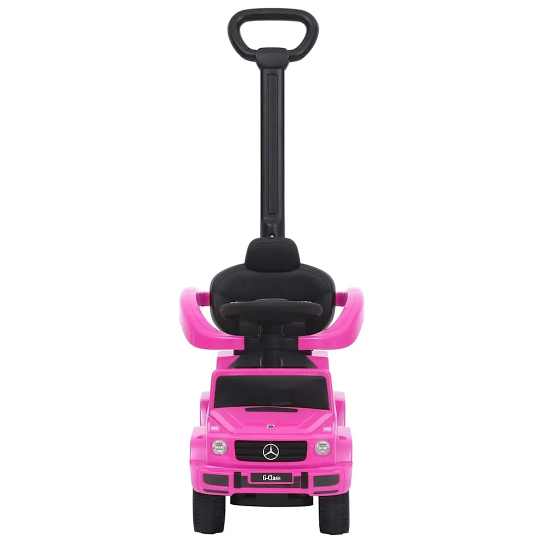 Coche de Empuje Infantil G63 - Negro y Rosa 17