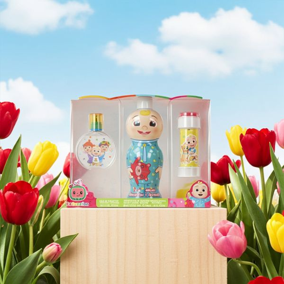 Set de Perfume Infantil CoComelon – Diversión, Frescura y Cuidado en un Solo Regalo 3