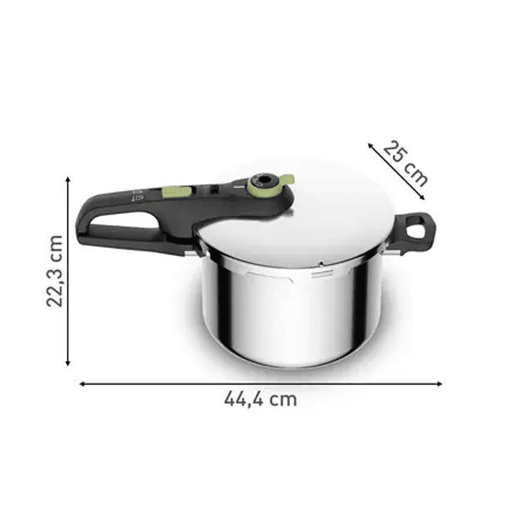 Tefal P2580 Olla Rápida 6L - Cocina Segura y Eficiente 10