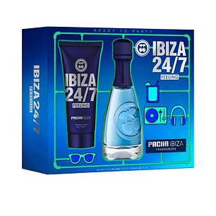 Pacha Ibiza 24/7 Feeling Hombre  Set Fragancia 2 Piezas