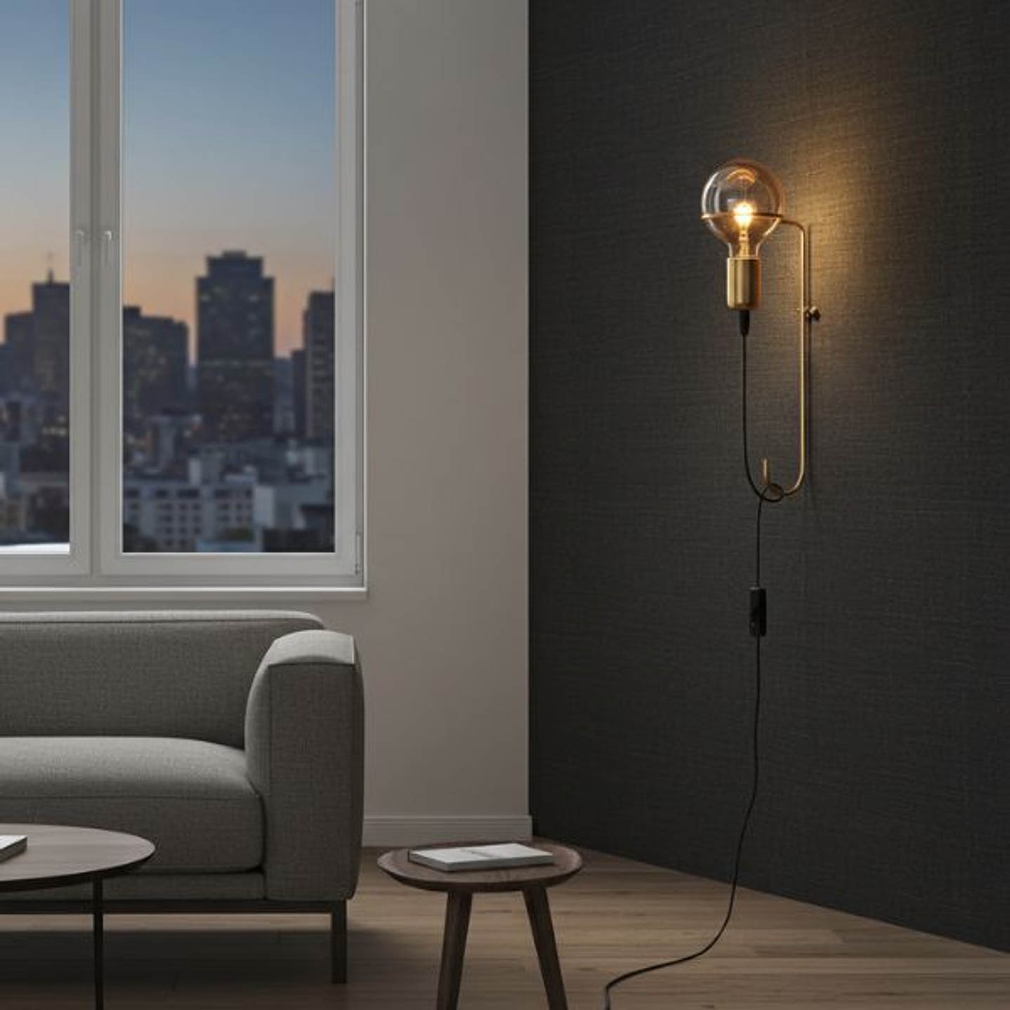 Aplique Brisbane Pota 3662 - Dorado Moderno E27 2