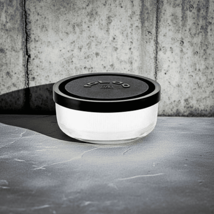 Fiambreras Borgonovo Igloo 2,2L Vidrio - Pack 6 con Tapa Negra 4