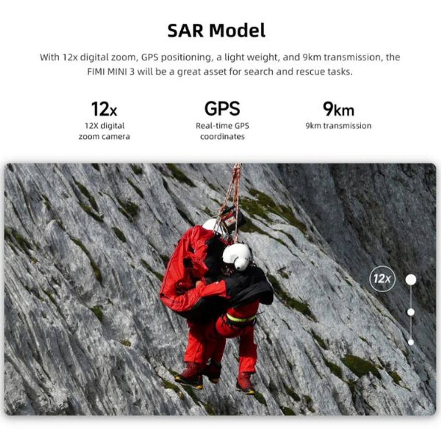 Drone FIMI MINI 3 - 249g, Cámara 4K 60fps, Sensor 48MP 9