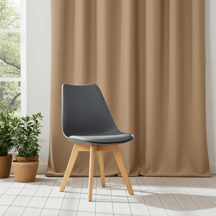 Silla TORRE 4P - Madera y Polipropileno en Colores Disponibles 4