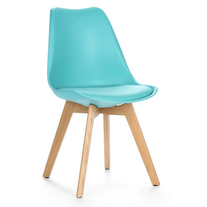 Silla TORRE 4P - Madera y Polipropileno en Colores Disponibles 13