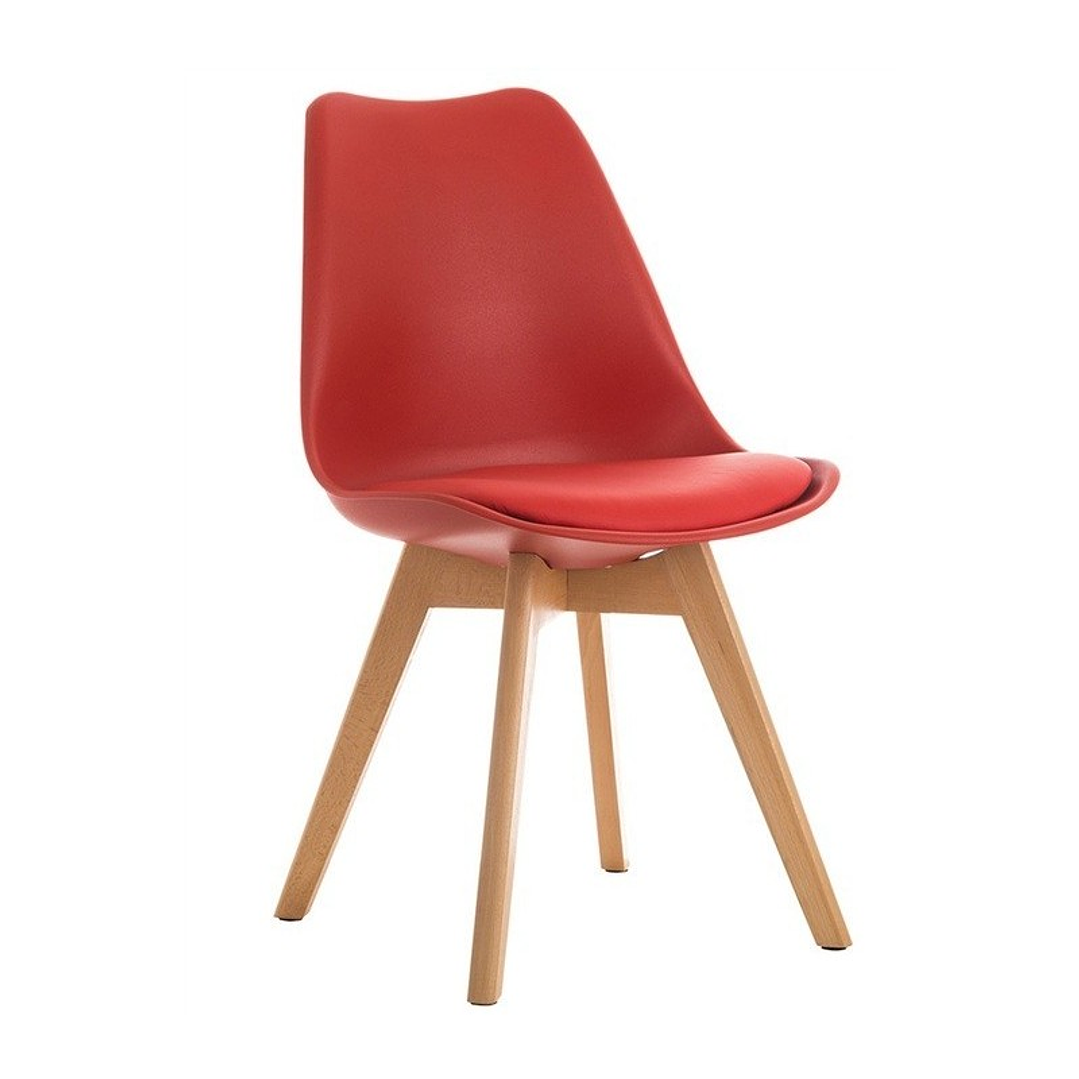 Silla TORRE 4P - Madera y Polipropileno en Colores Disponibles 16