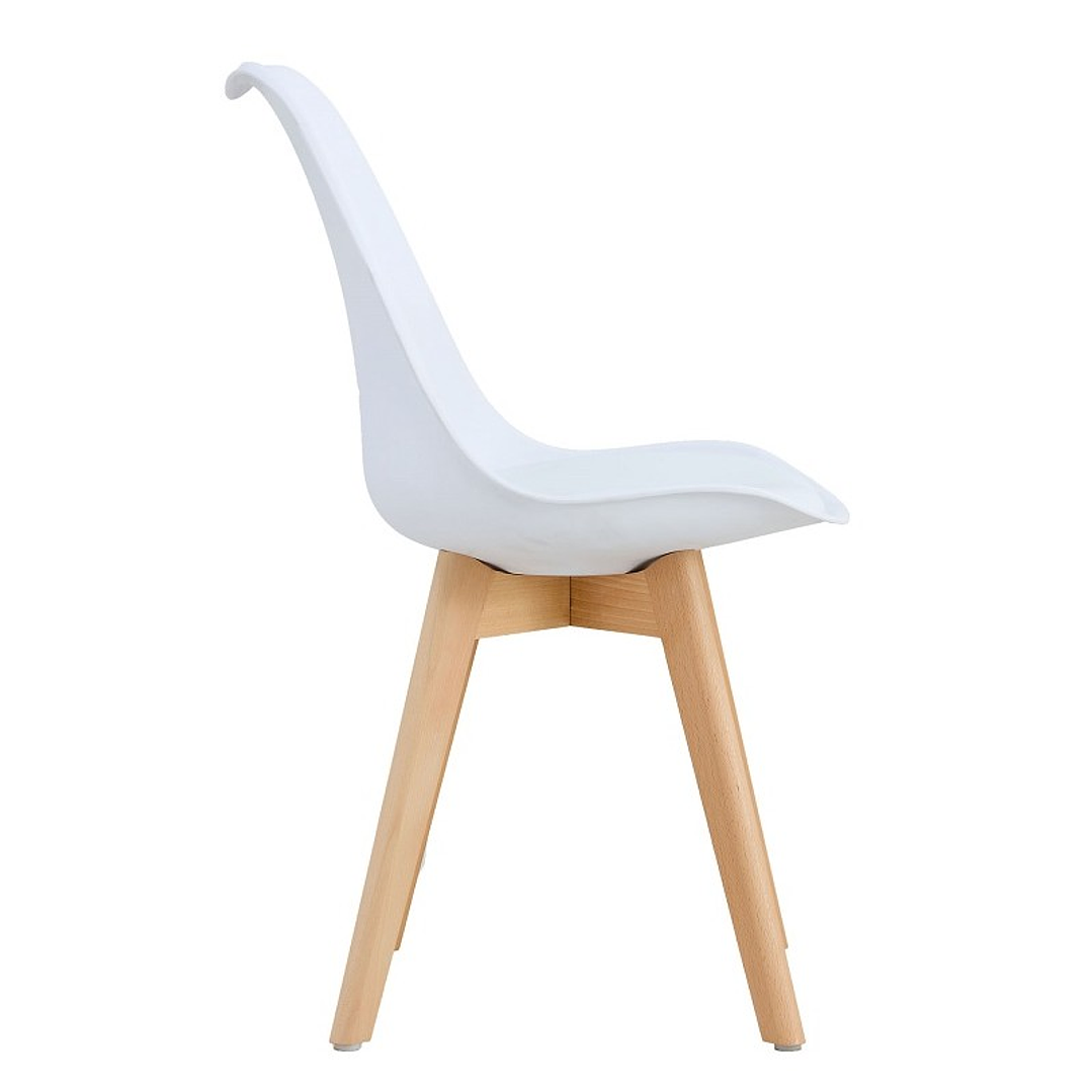 Silla TORRE 4P - Madera y Polipropileno en Colores Disponibles 20